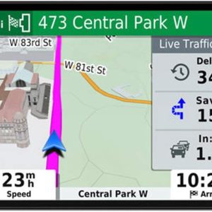 Garmin 010-02038-02 DriveSmart 65, Built-In Voice-Controlled GPS Navigator with 6.95” High-Res Display , Black